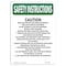 Signmission OSHA INSTRUCTIONS Sign, There Are Obvious And, 18in X 12in Rigid Plastic, 12" W, 18" L, Portrait OS-SI-P-1218-V-11469 - alternate 1